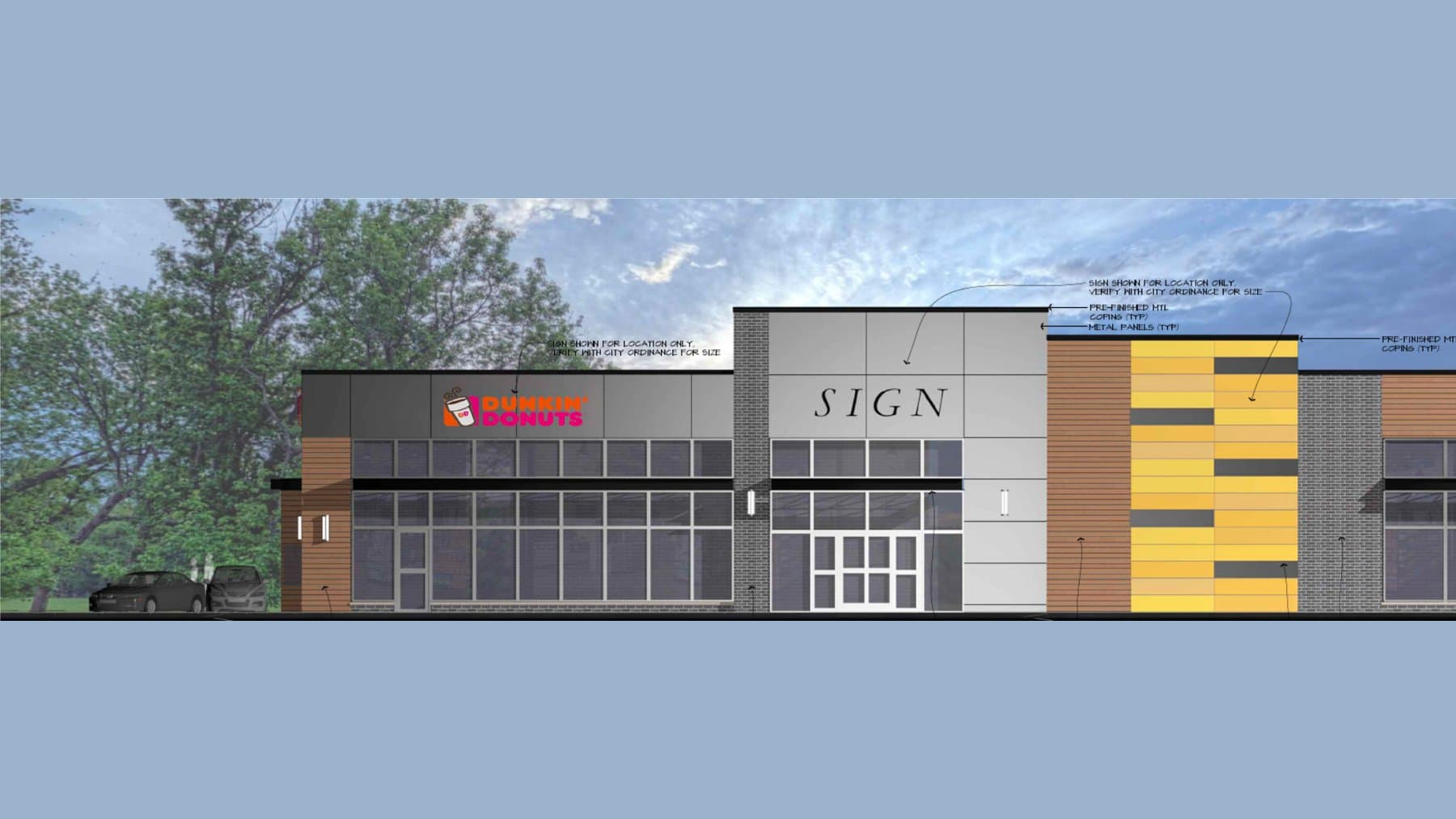 Front elevation of the Rochester / Troy Kozy showing the new charcoal and walnut facade.